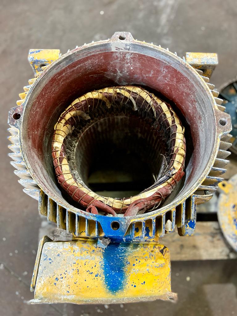 Carcassa motore prima della revisione